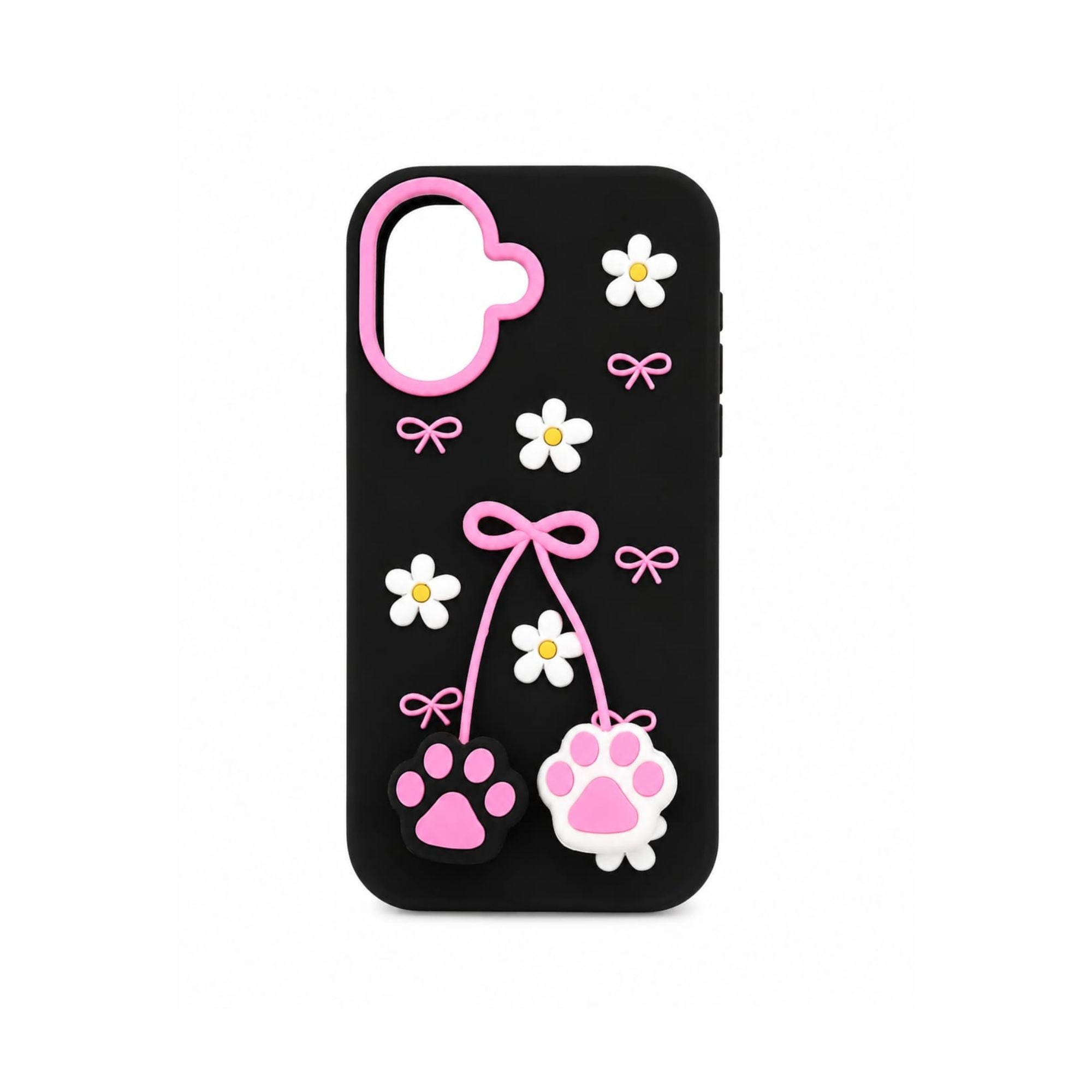 PawCharm Daisy Bow iPhone Case