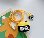 PokoBee: Cute Helmet Edition – iPhone Charger Cover with Cable Protector