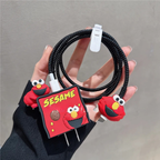 Sesame Street Elmo Edition – iPhone Charger Cover with Cable Protector