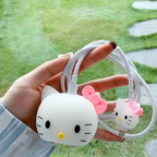 Hello Kitty Pink Bow Edition – iPhone Charger Cover with Cable Protector
