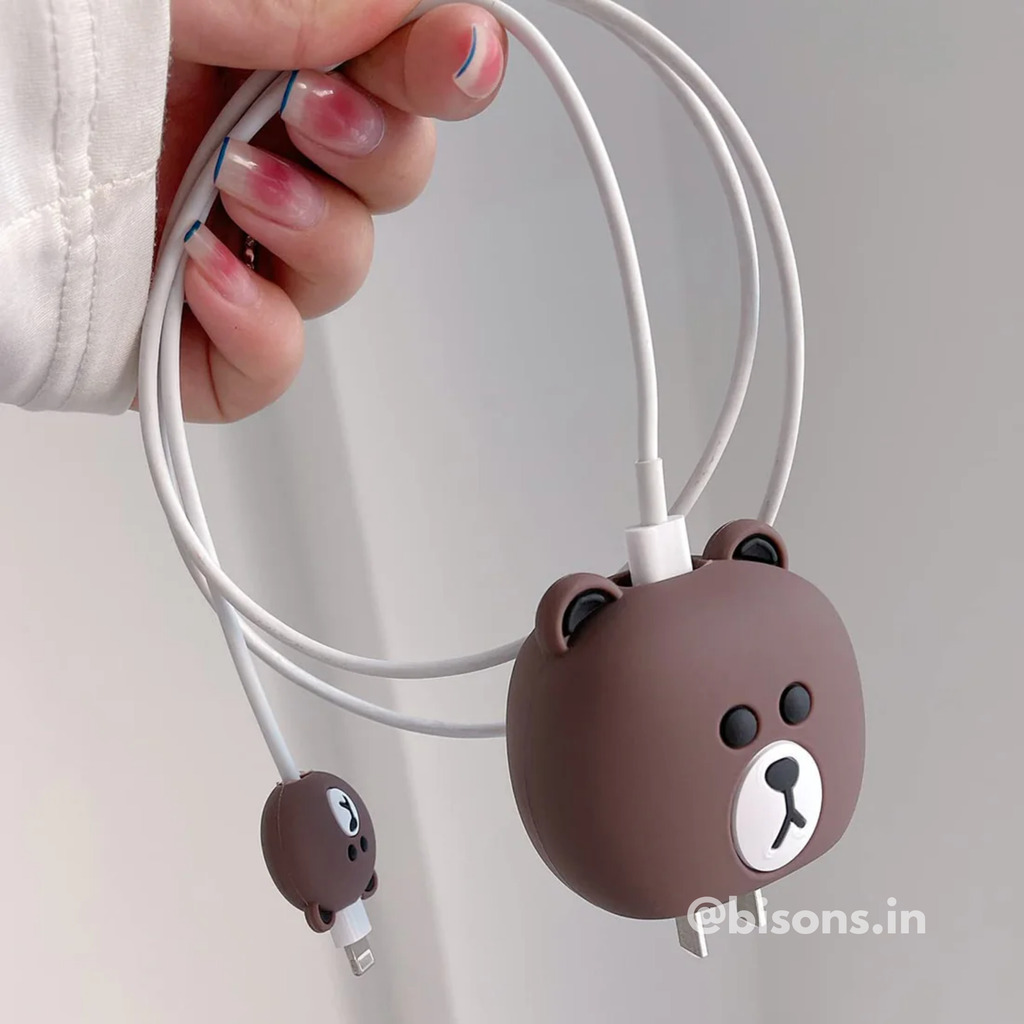 Coco Bear Edition – iPhone Charger Cover with Cable Protector