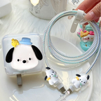 3D Pochacco Edition – iPhone Charger Cover (With Wire Protector)