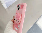 Hello Kitty Pink Bow: 3D Silicone Case – Cartoon Collection