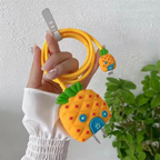 Sponge Pineapple House– iPhone Charger Cover (With Wire Protector)