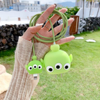 3-Eye Alien – iPhone Charger Cover (With Wire Protector)