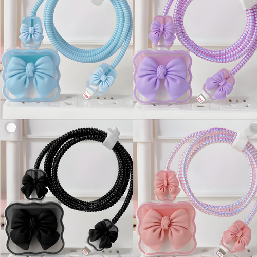 3D AuraBow Edition – iPhone Charger Cover (With Wire Protector)