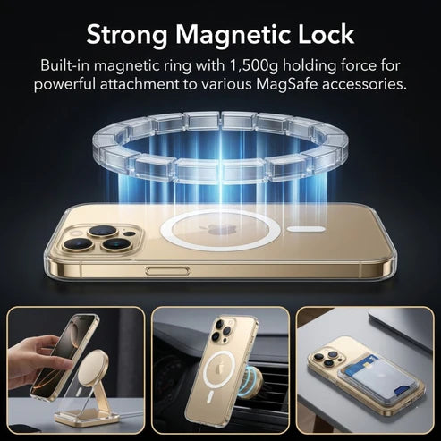 Crystal Clear Anti-Yellow MagSafe Case