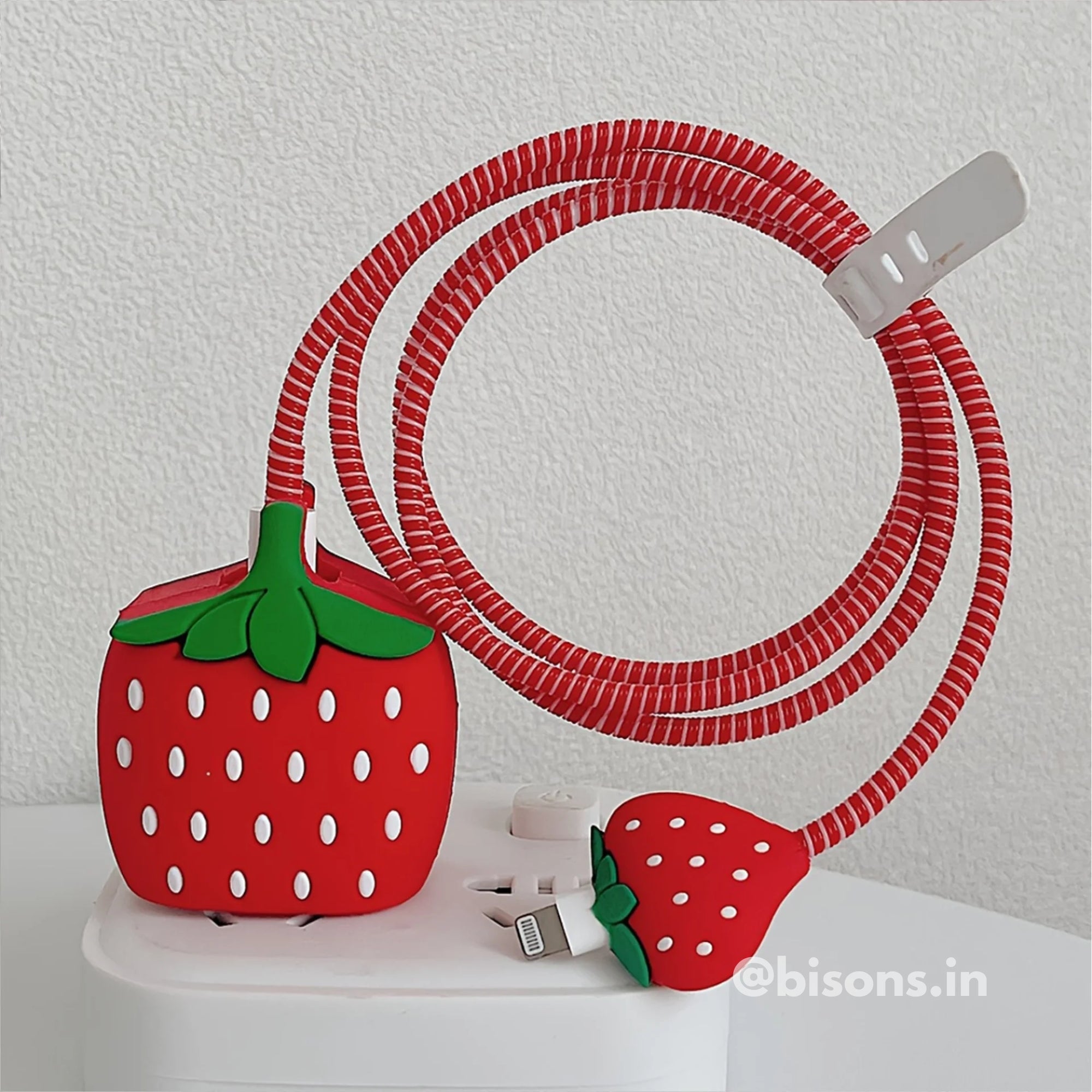 BobaBerry Edition – iPhone Charger Cover (With Wire Protector)