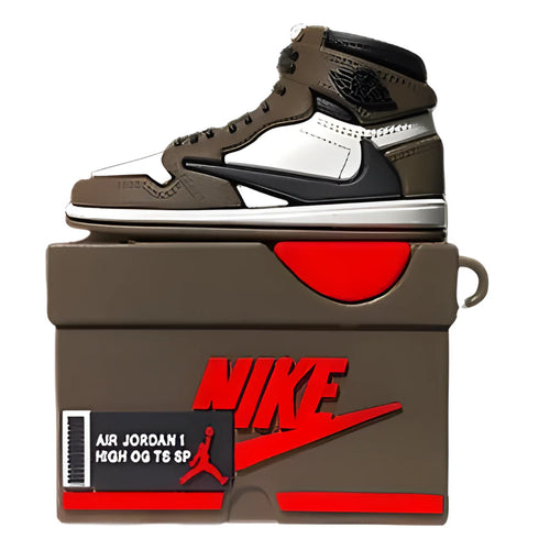Cactus Court Drip Case Airpods- Mocha Brown Sneaker AirPods Cover