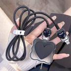3D Little Heart Edition – iPhone Charger Cover (With Wire Protector)