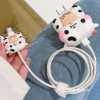 Cute Cow Edition – iPhone Charger Cover (With Wire Protector)