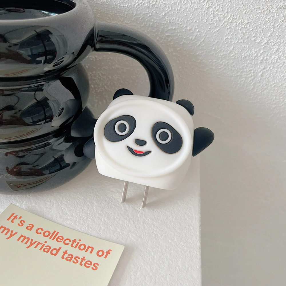 Panda Edition – iPhone Charger Cover (With Wire Protector)