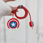 Cap’s Vibranium Volt – iPhone Charger Cover (With Wire Protector)