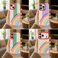 ✨ Rainbow Vibes Good Luck | Premium Designer iPhone Cover