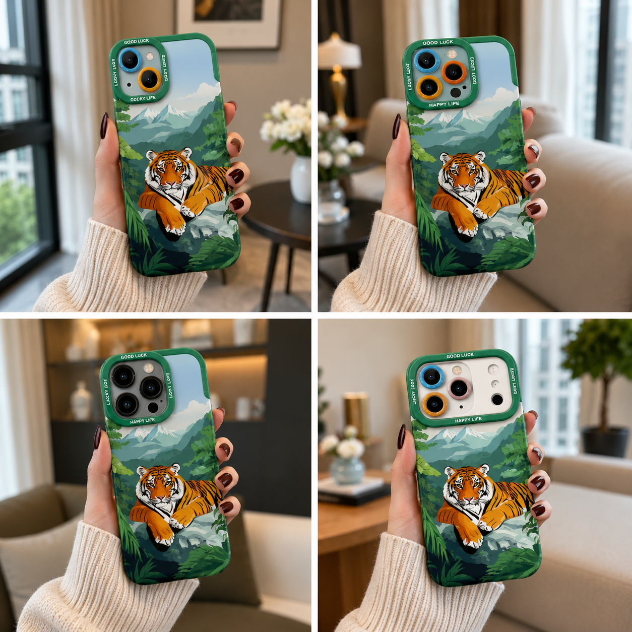 ✨ Majestic Tiger Mountain Adventure | Premium Designer iPhone Cover