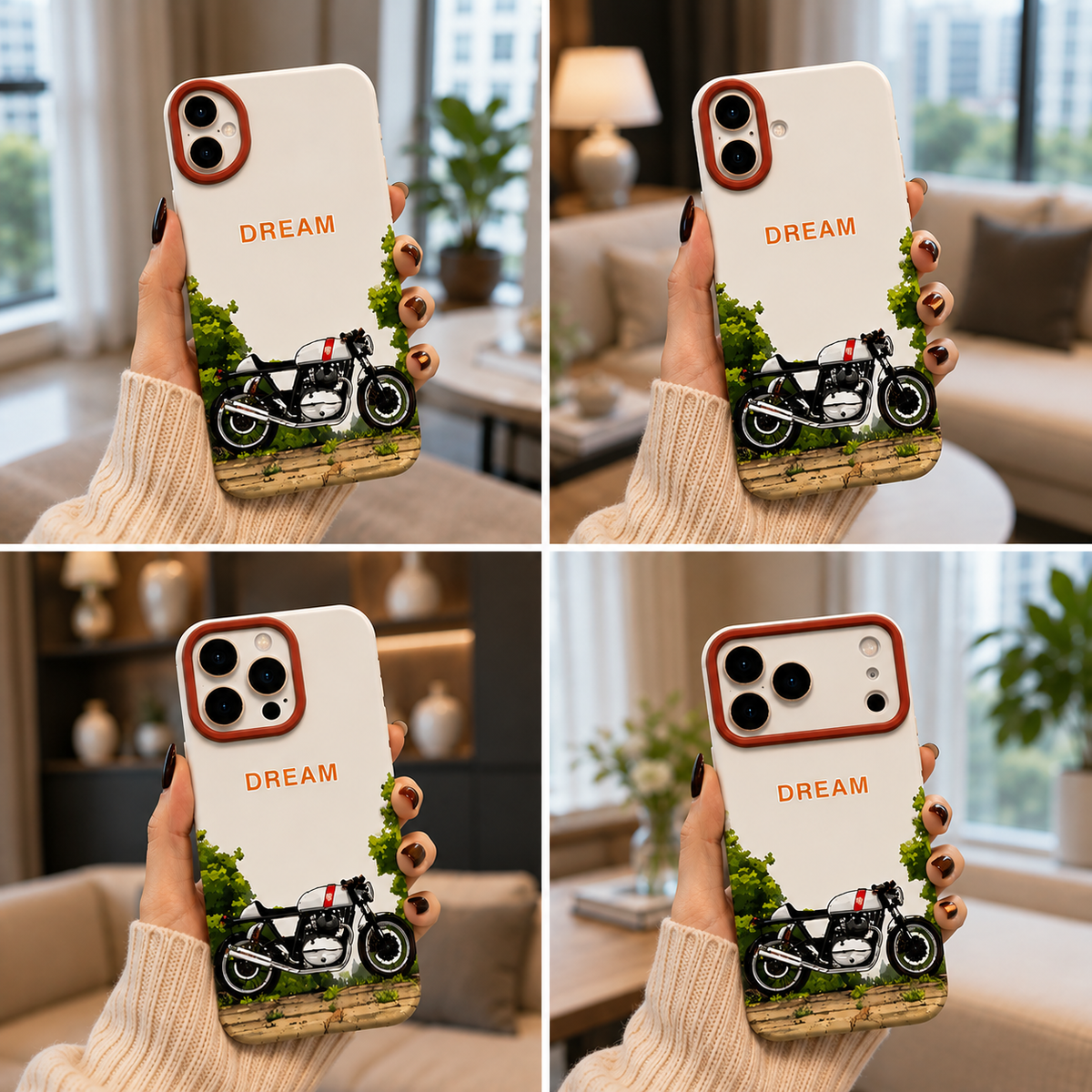 ✨ Dream Rider Moto Vibes | Premium Designer iPhone Cover