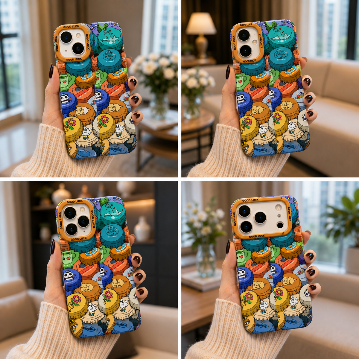 ✨ Whimsical Candy Stack | Premium Designer iPhone Cover