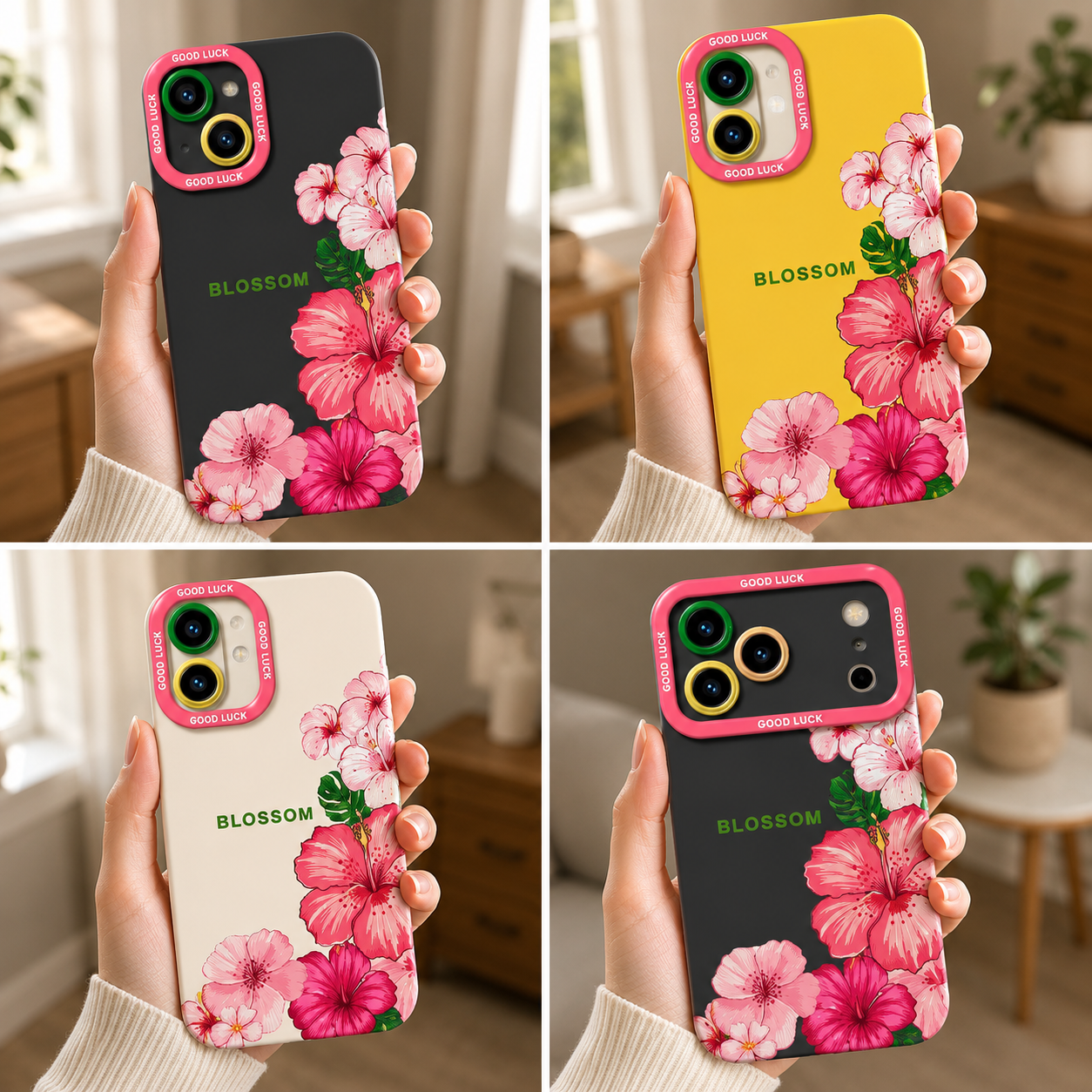 ✨ Floral Bloom Delight | Premium Designer iPhone Cover