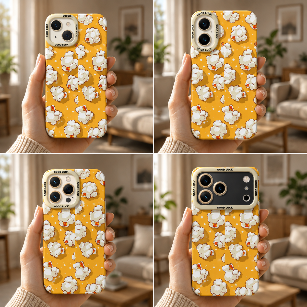 ✨ Popcorn Bliss | Premium Designer iPhone Cover