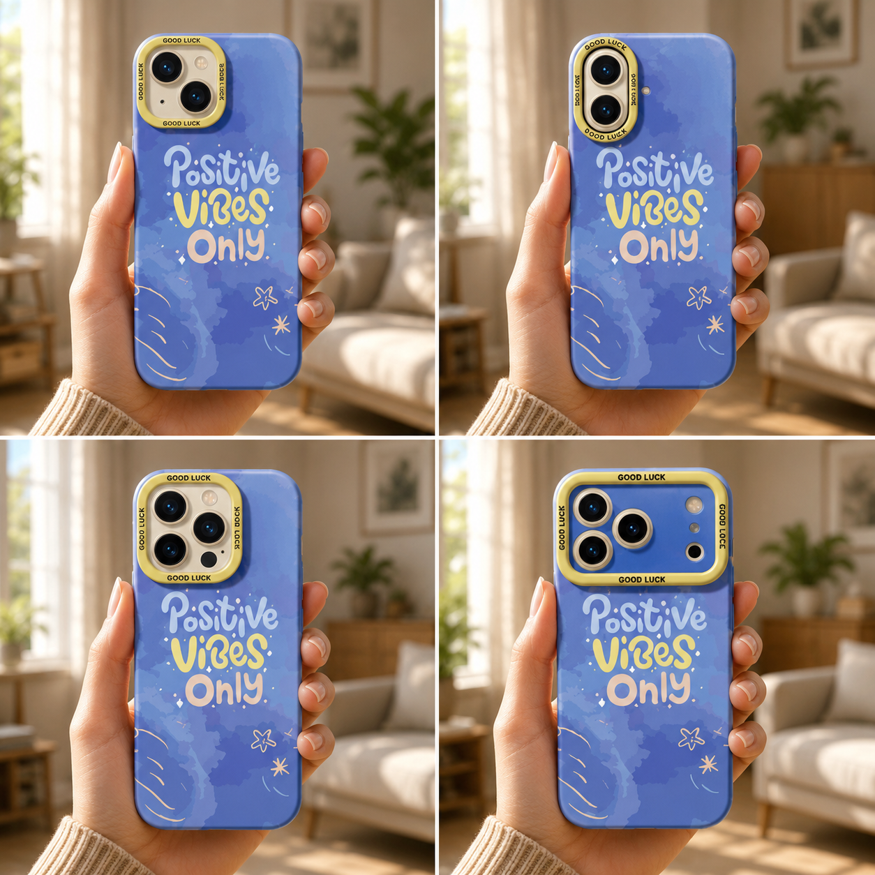 ✨ Happy Energy | Premium Designer iPhone Cover