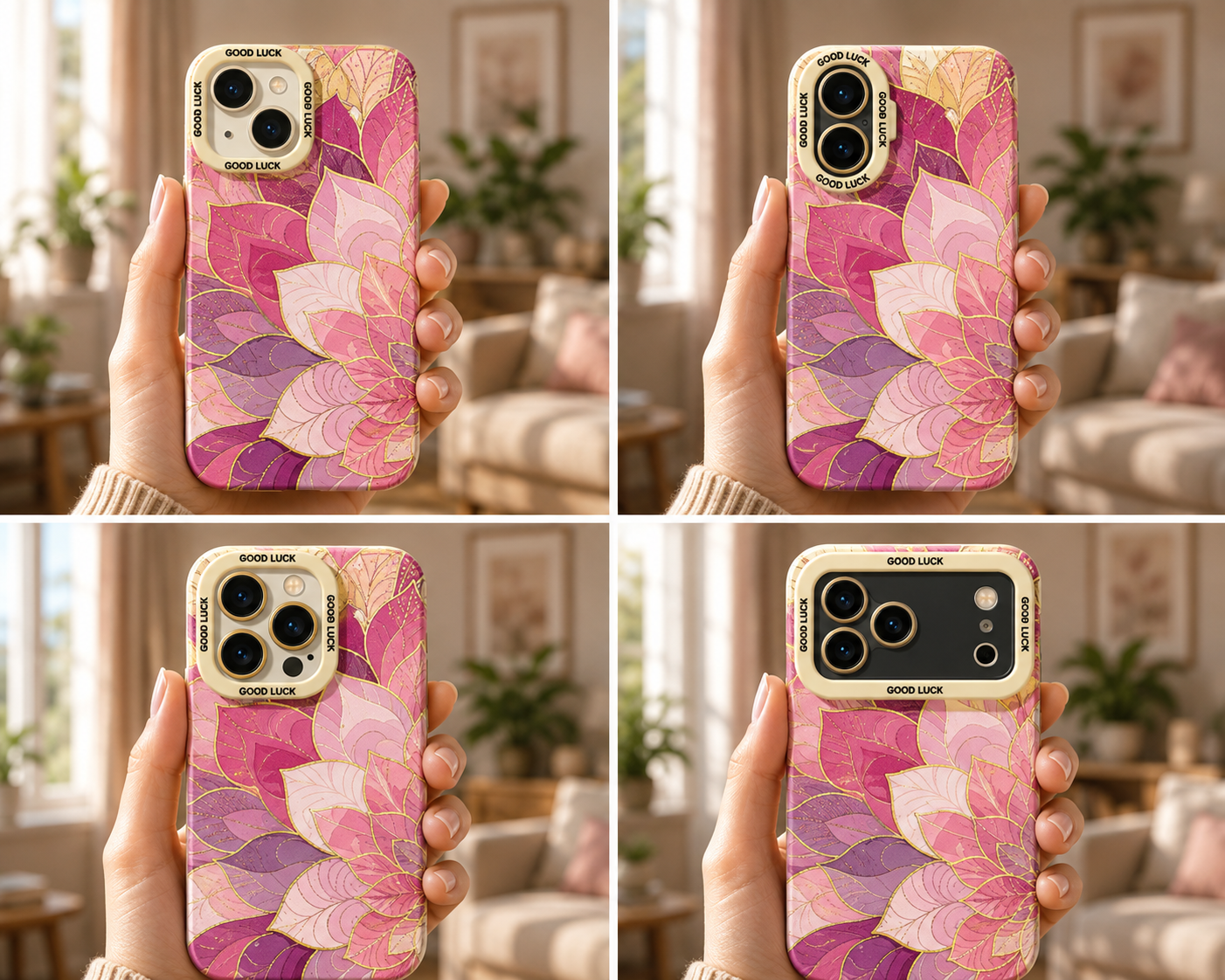 ✨ Radiant Petals Bliss | Premium Designer iPhone Cover