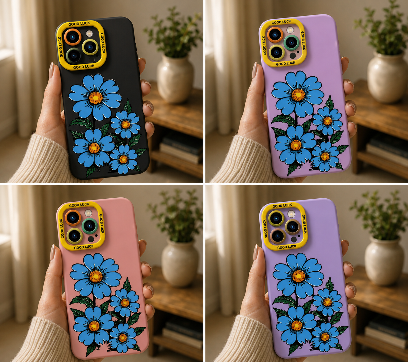 ✨ Floral Blossom Shockproof | Premium Designer iPhone Cover