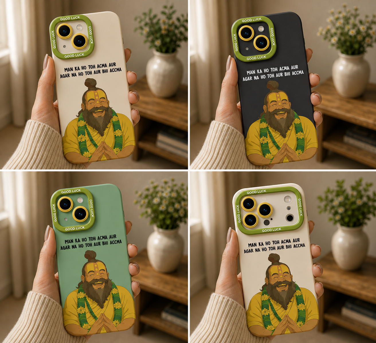✨ Good Luck Guru | Premium Designer iPhone Cover