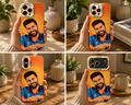 ✨ Sunset Cricket Champion | Premium Designer iPhone Cover