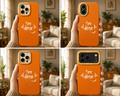 ✨ Vibrant Blessings Orange | Premium Designer iPhone Cover