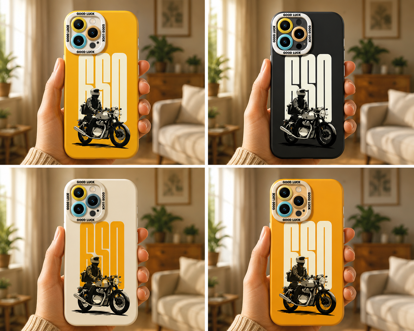 ✨ Vintage Motorcycle Adventure | Premium Designer iPhone Cover