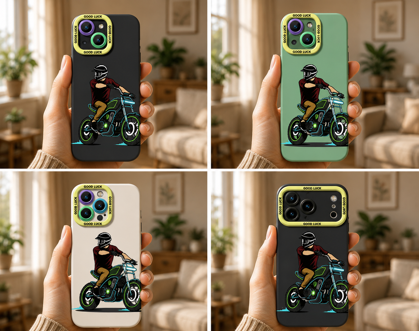 ✨ Road Warrior Biker | Premium Designer iPhone Cover