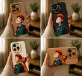 ✨ Adventurous Pals Duo | Premium Designer iPhone Cover