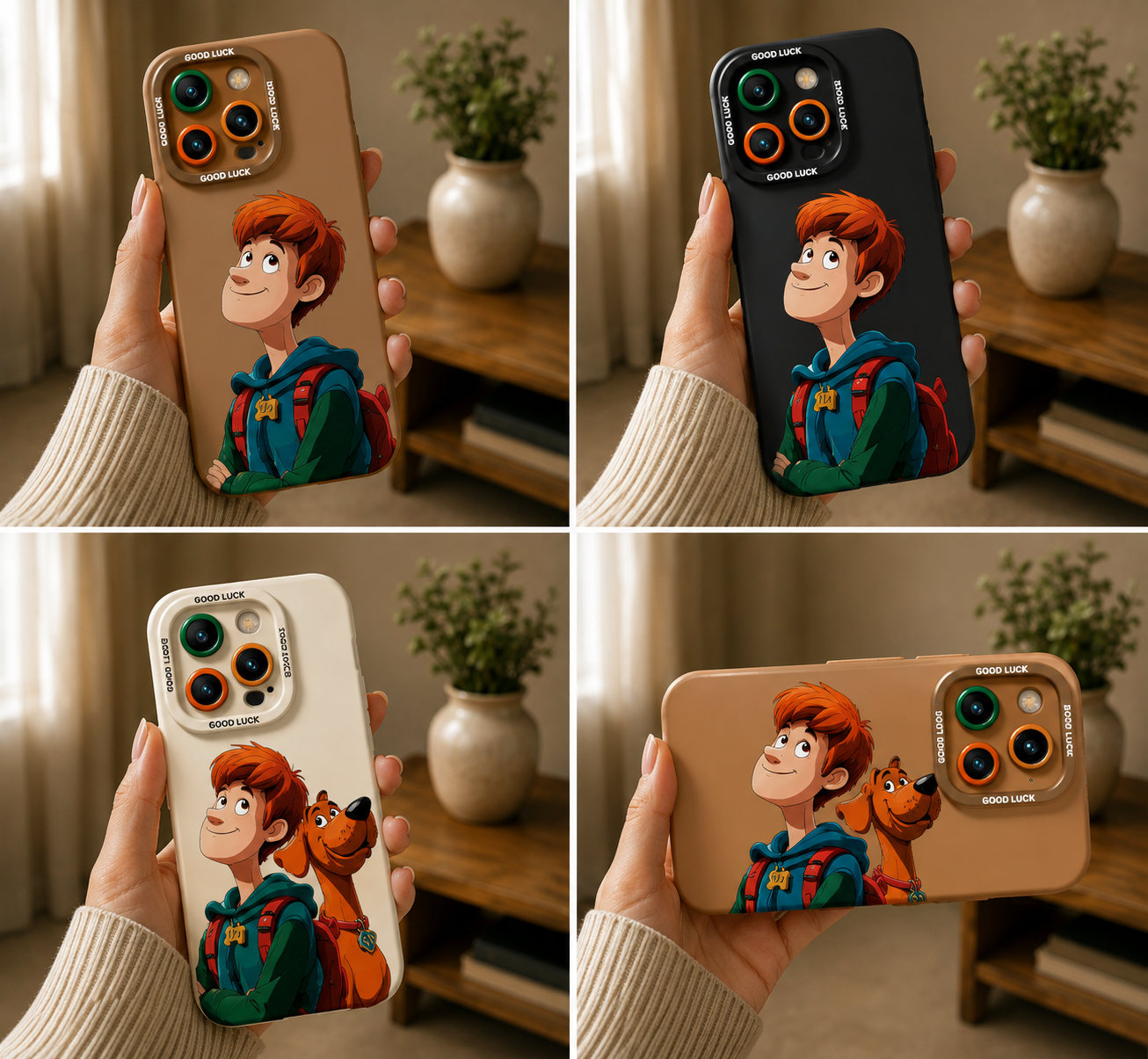 ✨ Adventurous Pals Duo | Premium Designer iPhone Cover