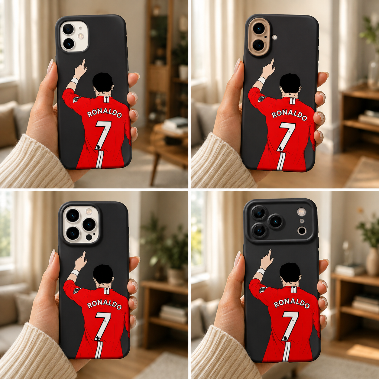 ✨ Victory Celebration Red Jersey | Premium Designer iPhone Cover