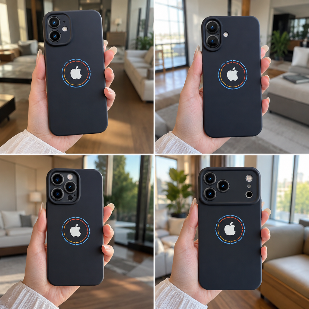 ✨ Vibrant Aura Logo | Premium Designer iPhone Cover
