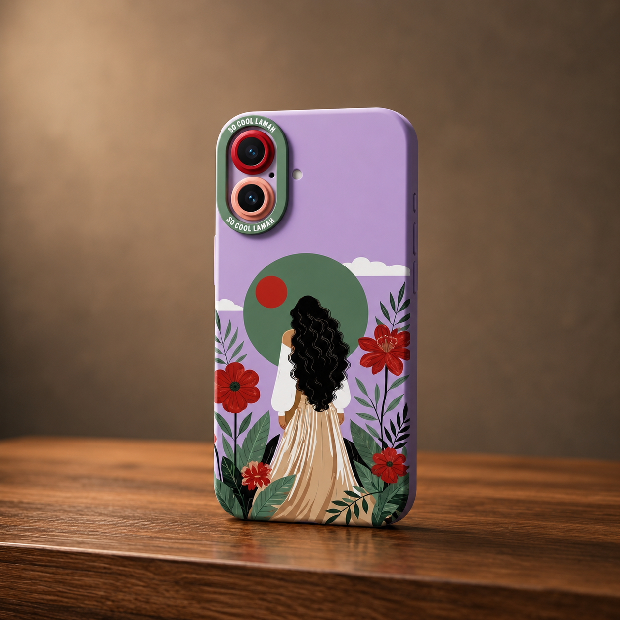 Girl Illustration Premium Printed Case