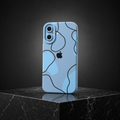 Blue Abstract Apple Premium Printed Case