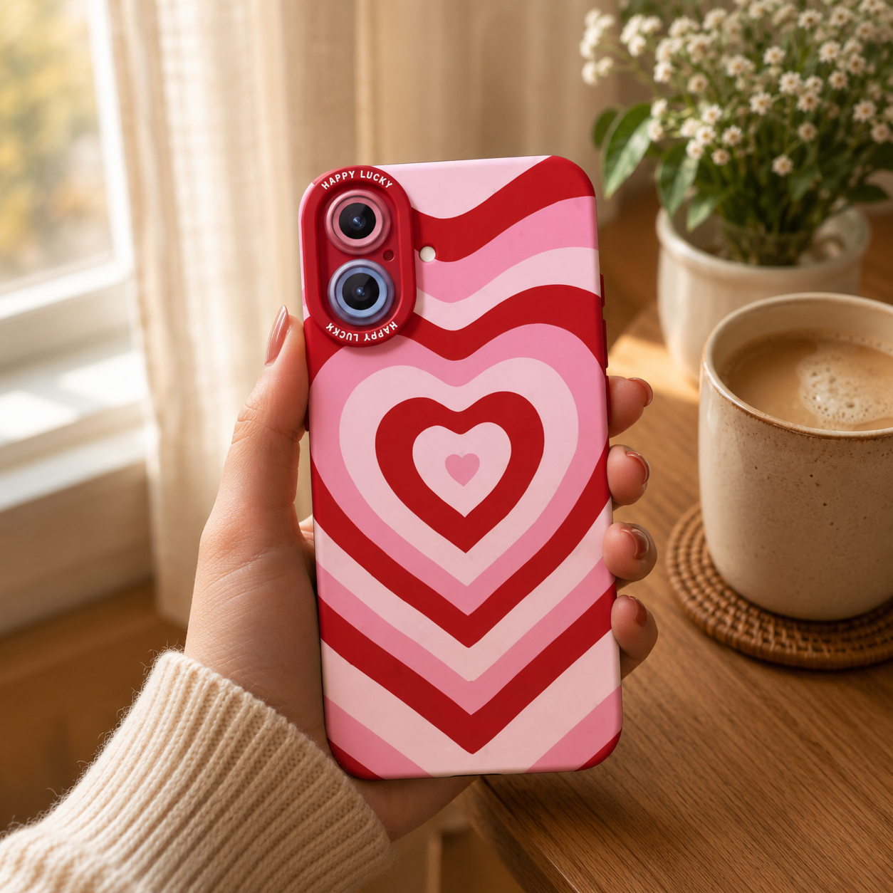 Heart Waves Premium Printed Case