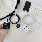 Dragon Black Edition – iPhone Charger Cover (With Wire Protector)