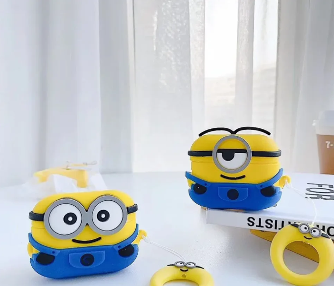Minions Edition Apple Airpods - Premium Silicone Case Airpods Cover
