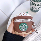Starbucks Airpods - Premium Silicone Case Apple Airpods Cover