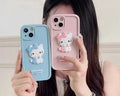 Cute Stitch 3D Soft Silicone Case - Black