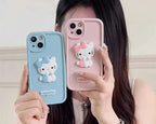 Cute Stitch 3D Soft Silicone Case - Black