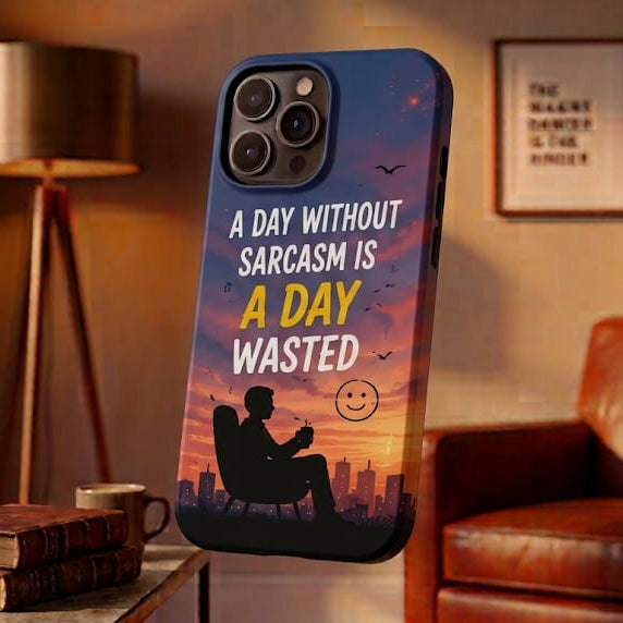 A Day Without Sarcasm Is A Day Wasted Printed Phone Cover