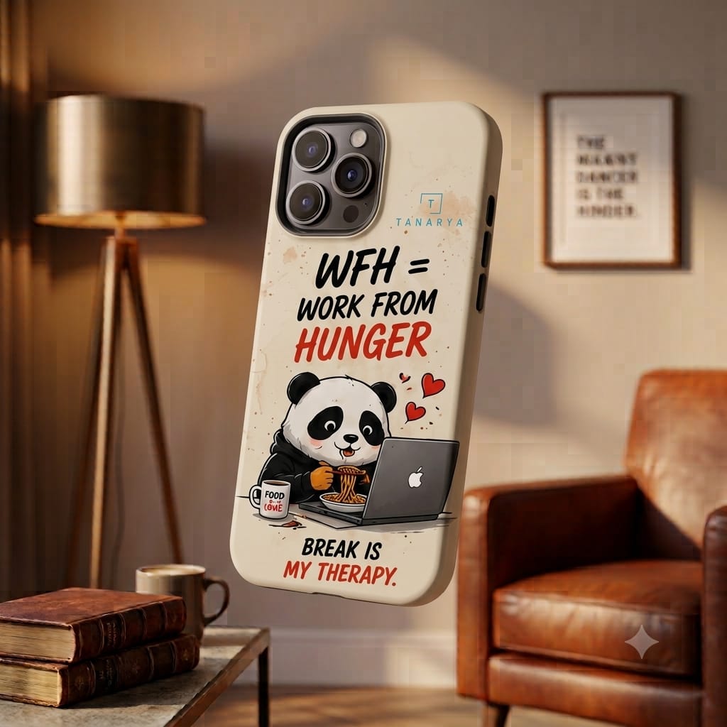 WFH Work From Hunger Printed Phone Cover