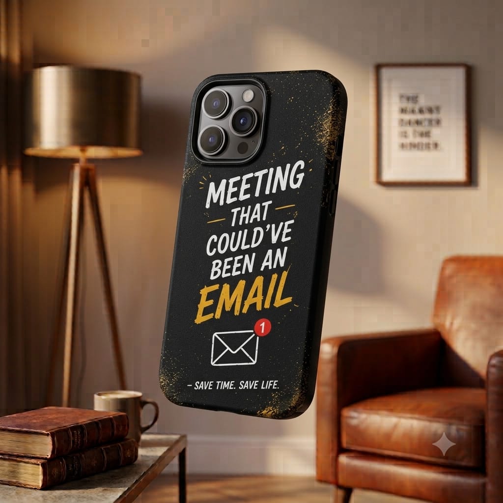Meeting That Could've Been An Email Printed Phone Cover