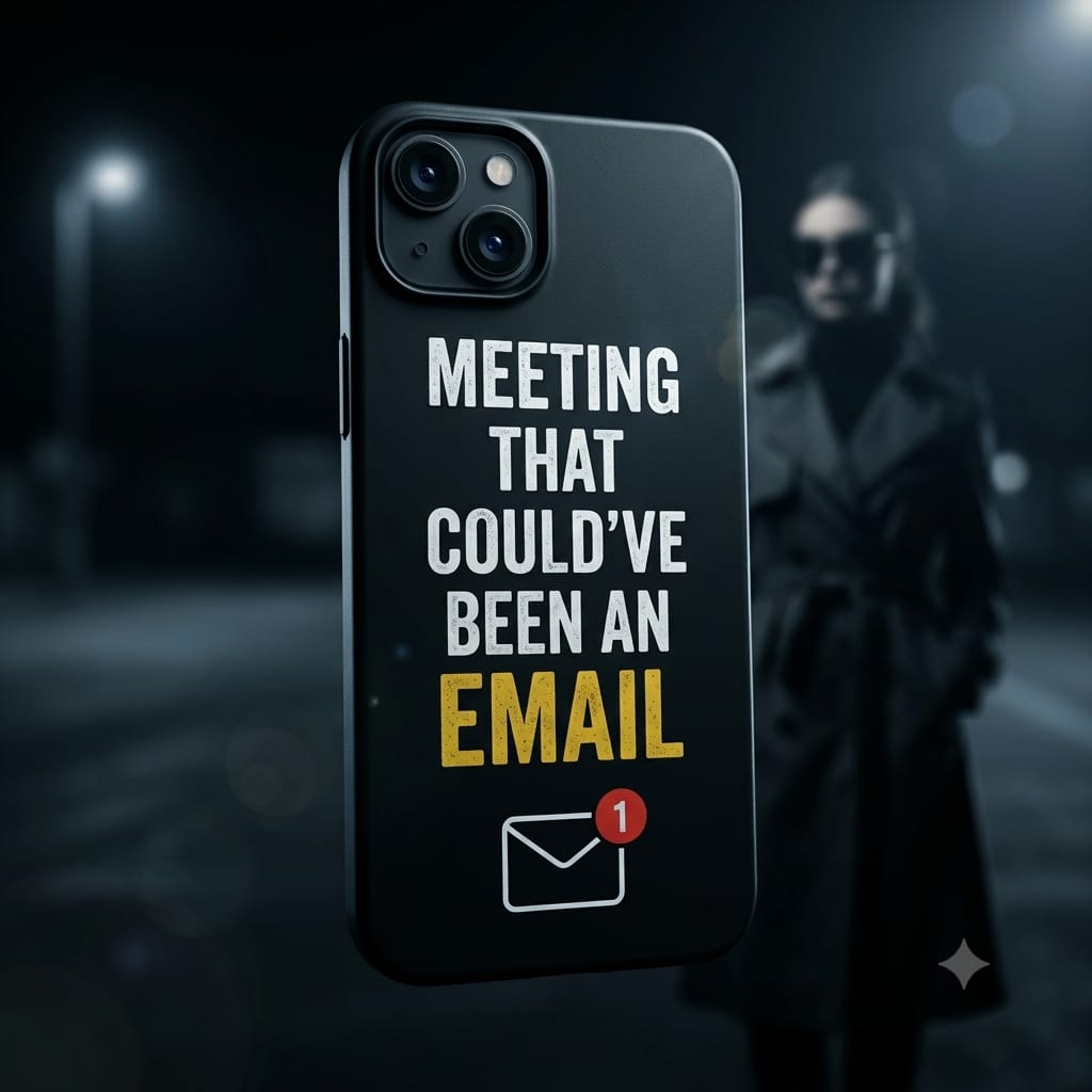 Meeting That Could've Been An Email Printed Phone Cover