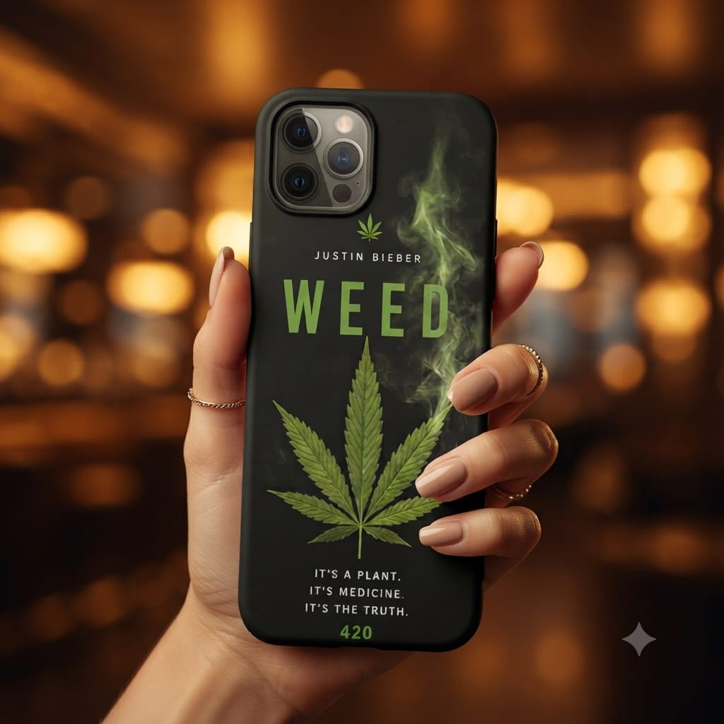 Weed 420 Nature Is Healing Printed Phone Cover