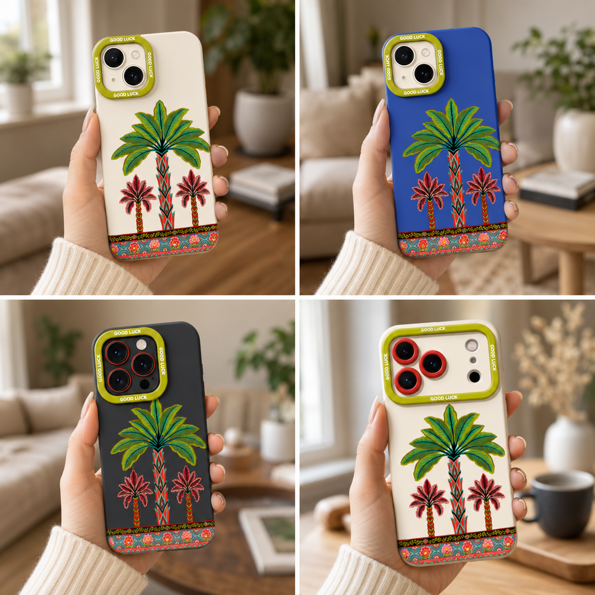 Tropical Vibes Palm Silicone Case
