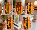 ✨ Burger Bliss Vibrant Snack Art | Premium Designer iPhone Cover